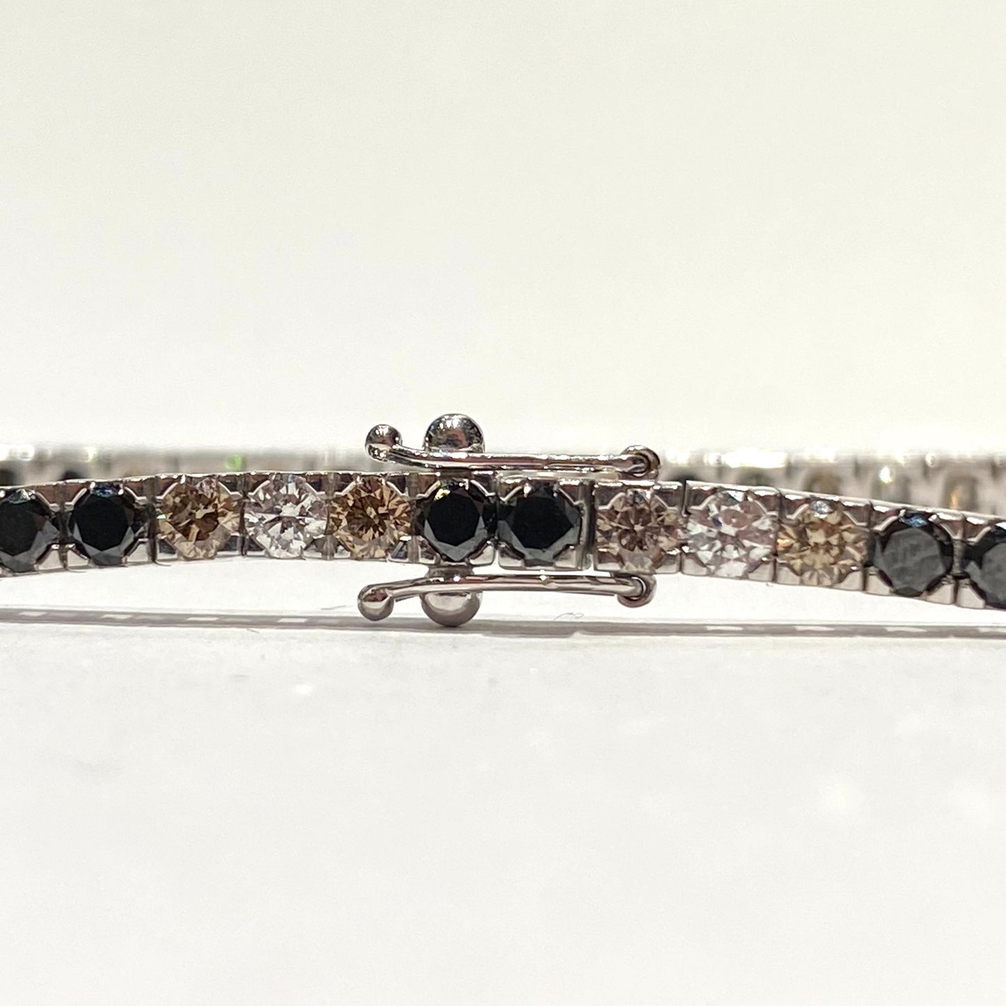 Bracciale Tennis Diamanti Multicolor