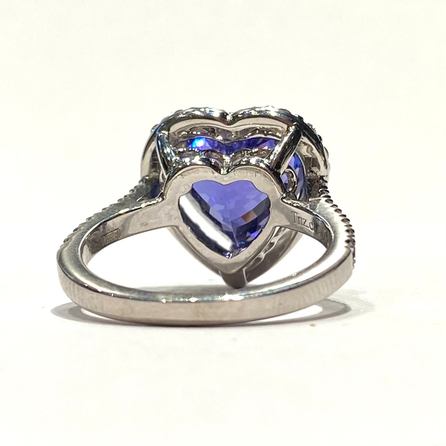 Anello Cuore Tanzanite