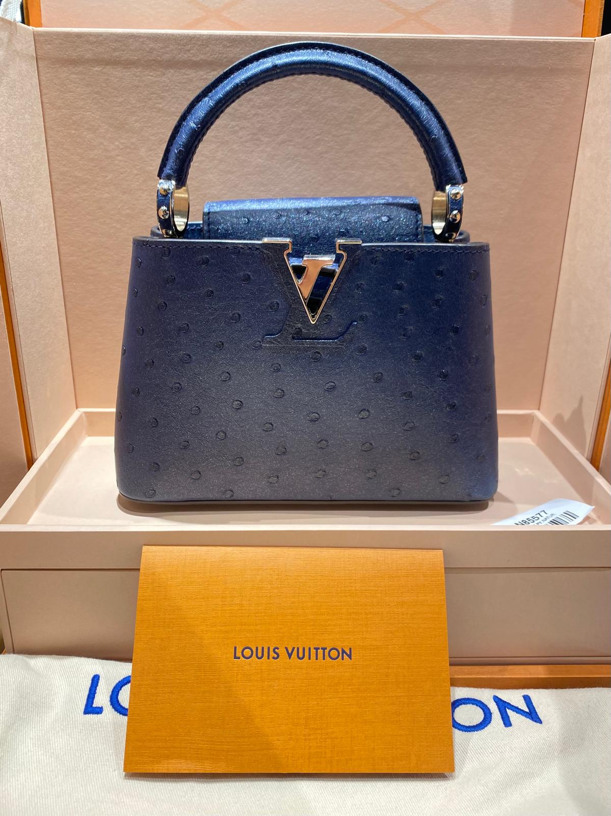 Louis Vuitton Capucines Mini Struzzo