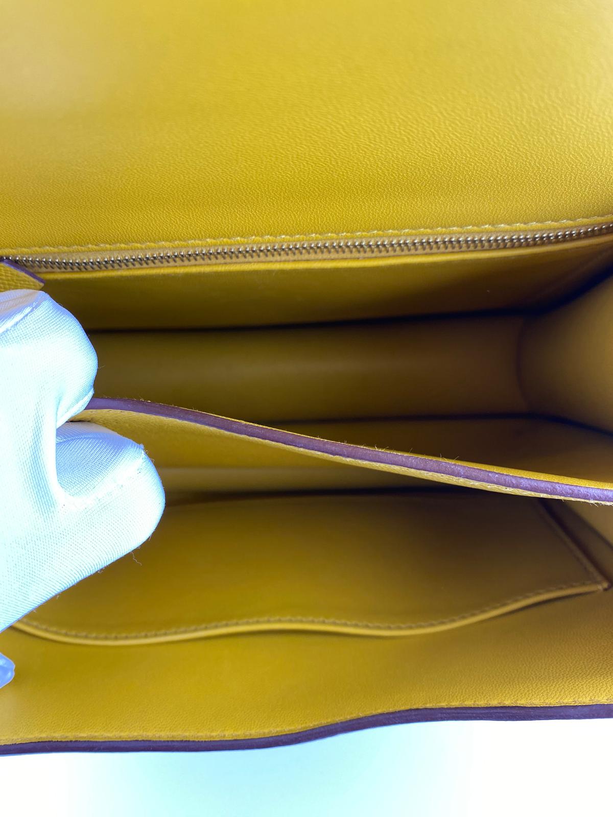 HERMES CONSTANCE 24 GIALLO USATA