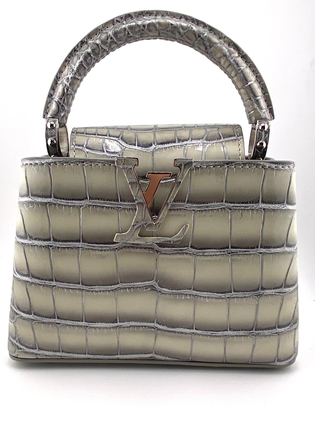 Louis Vuitton Capucines Mini Alligatore