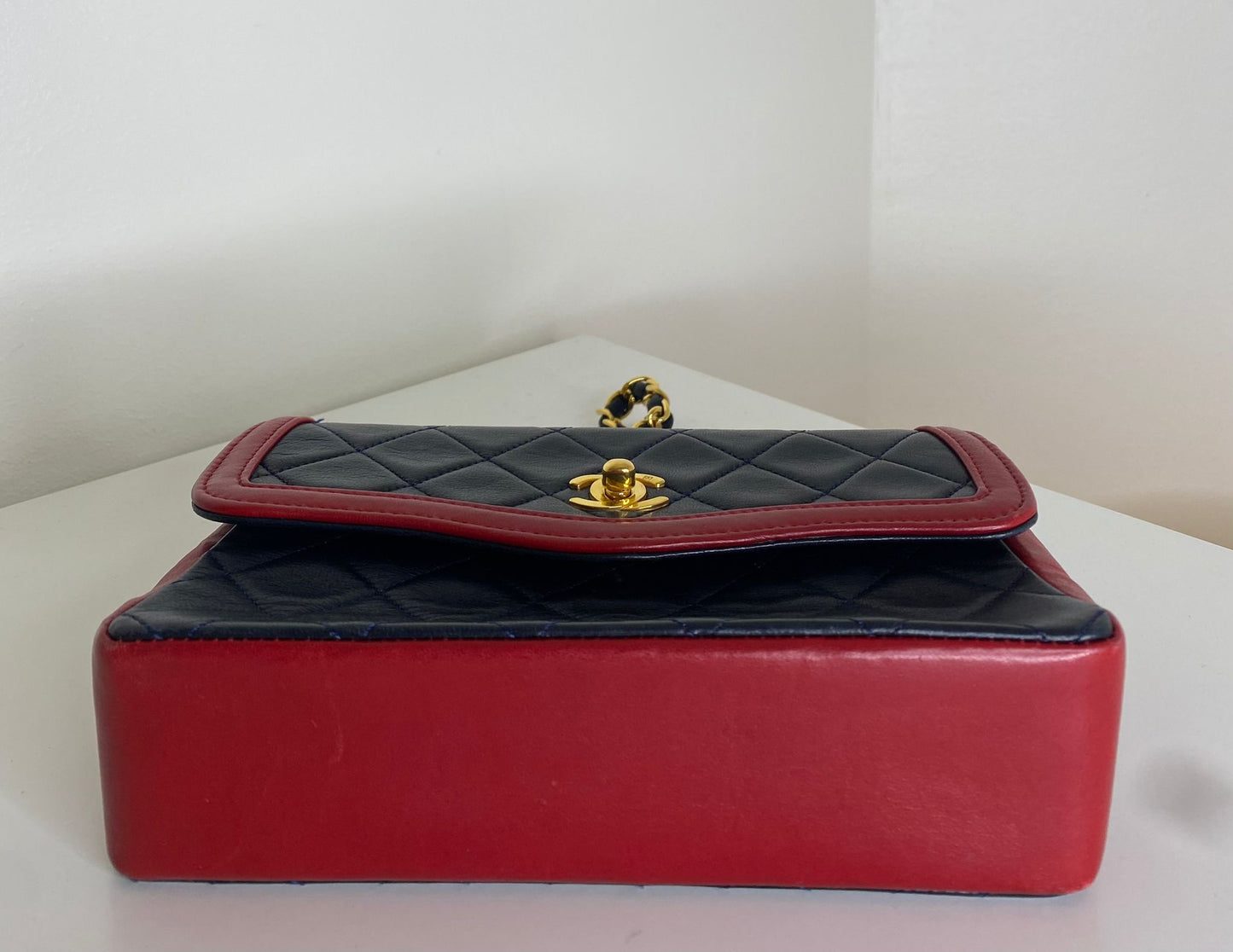 Chanel Vintage blu e rosso