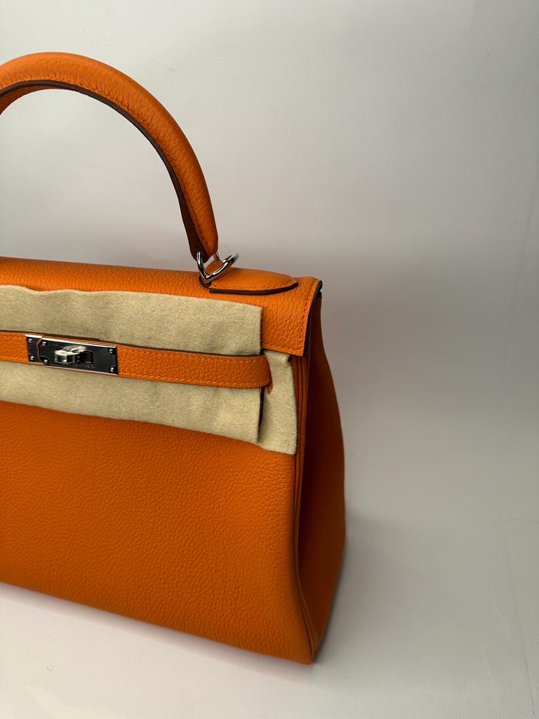 HERMES KELLY II RETOURNE 28 TOGO ORANGE 2023