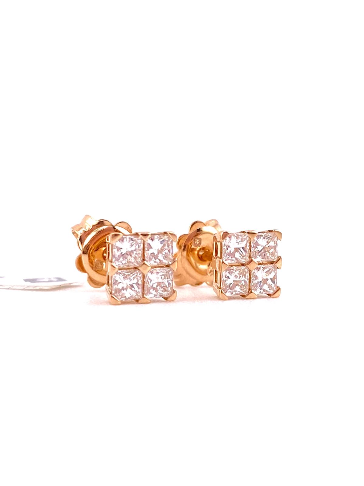 Orecchini Risivi&Co Oro Rosa