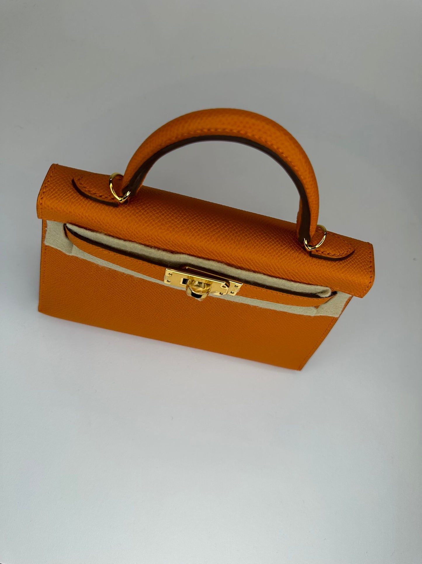 HERMES KELLY II MINI ORANGE 2024