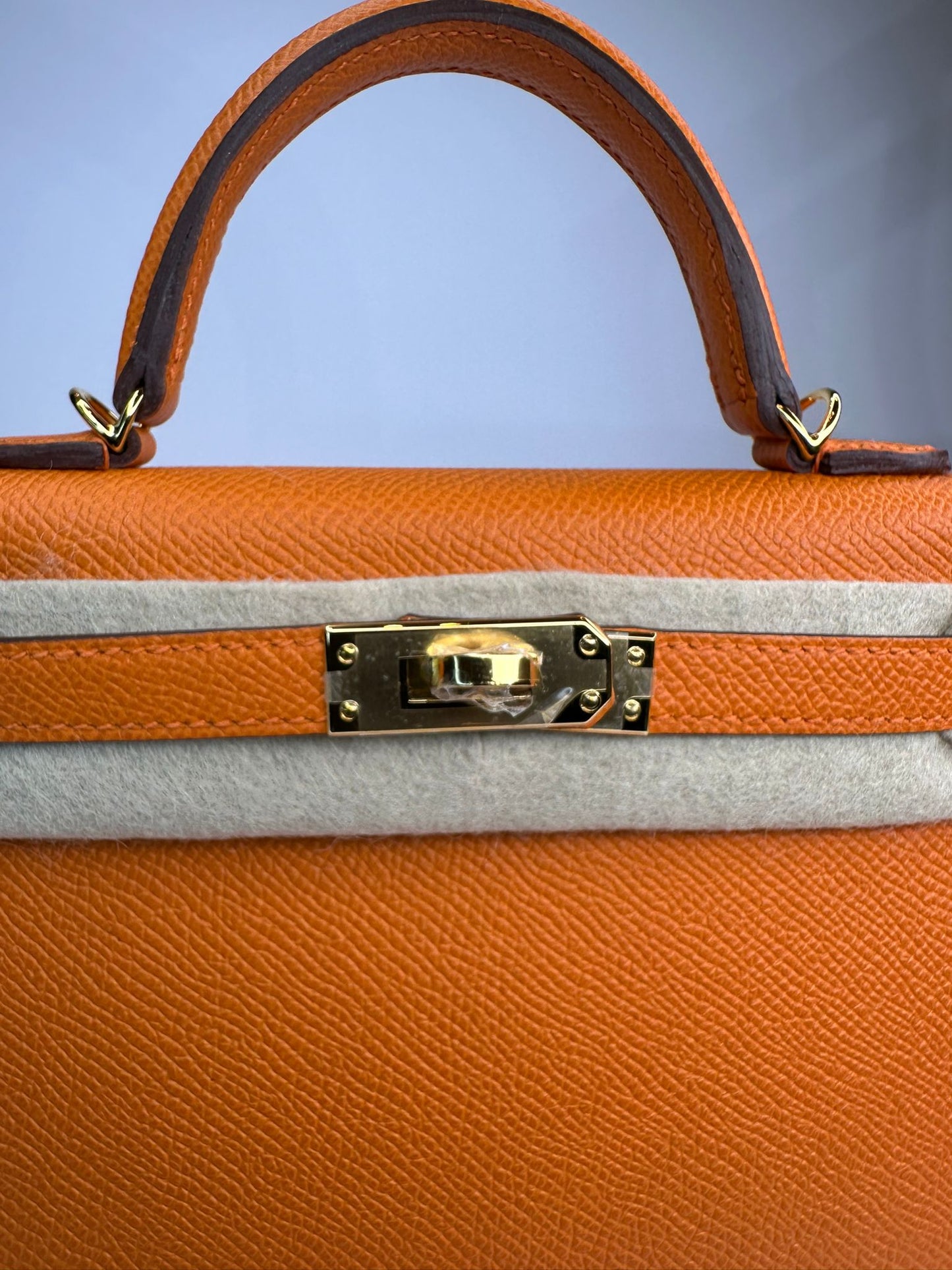 HERMES KELLY II MINI ORANGE 2024