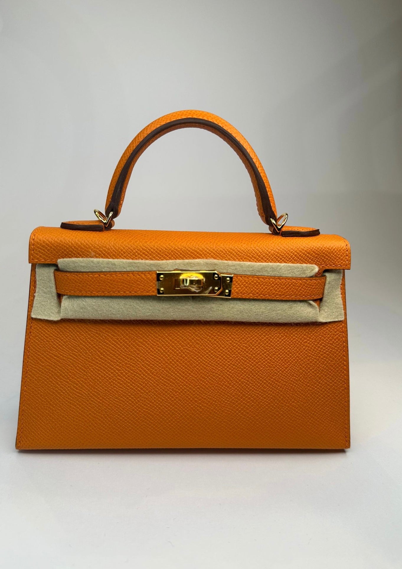 HERMES KELLY II MINI ORANGE 2024