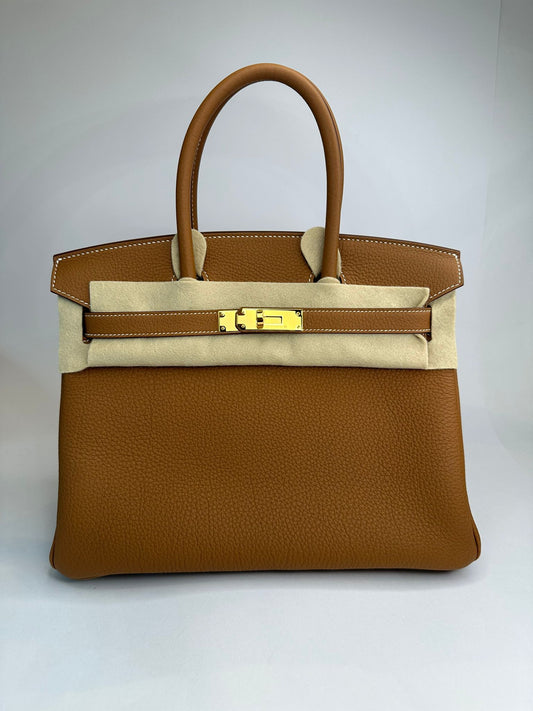 HERMES BIRKIN 30 TOGO GOLD 2024