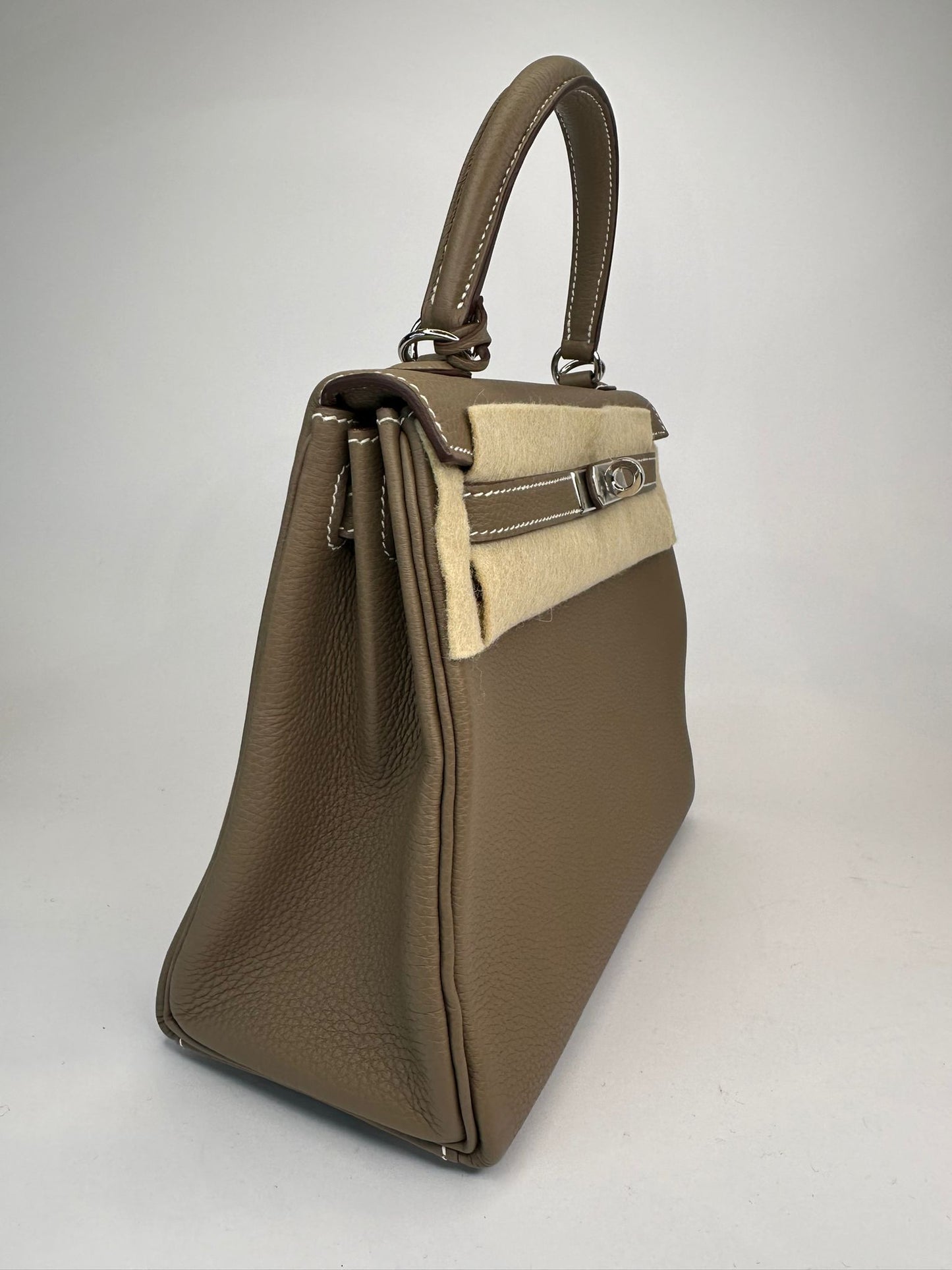 HERMES KELLY II RETOURNE 25 TOGO TAUPE