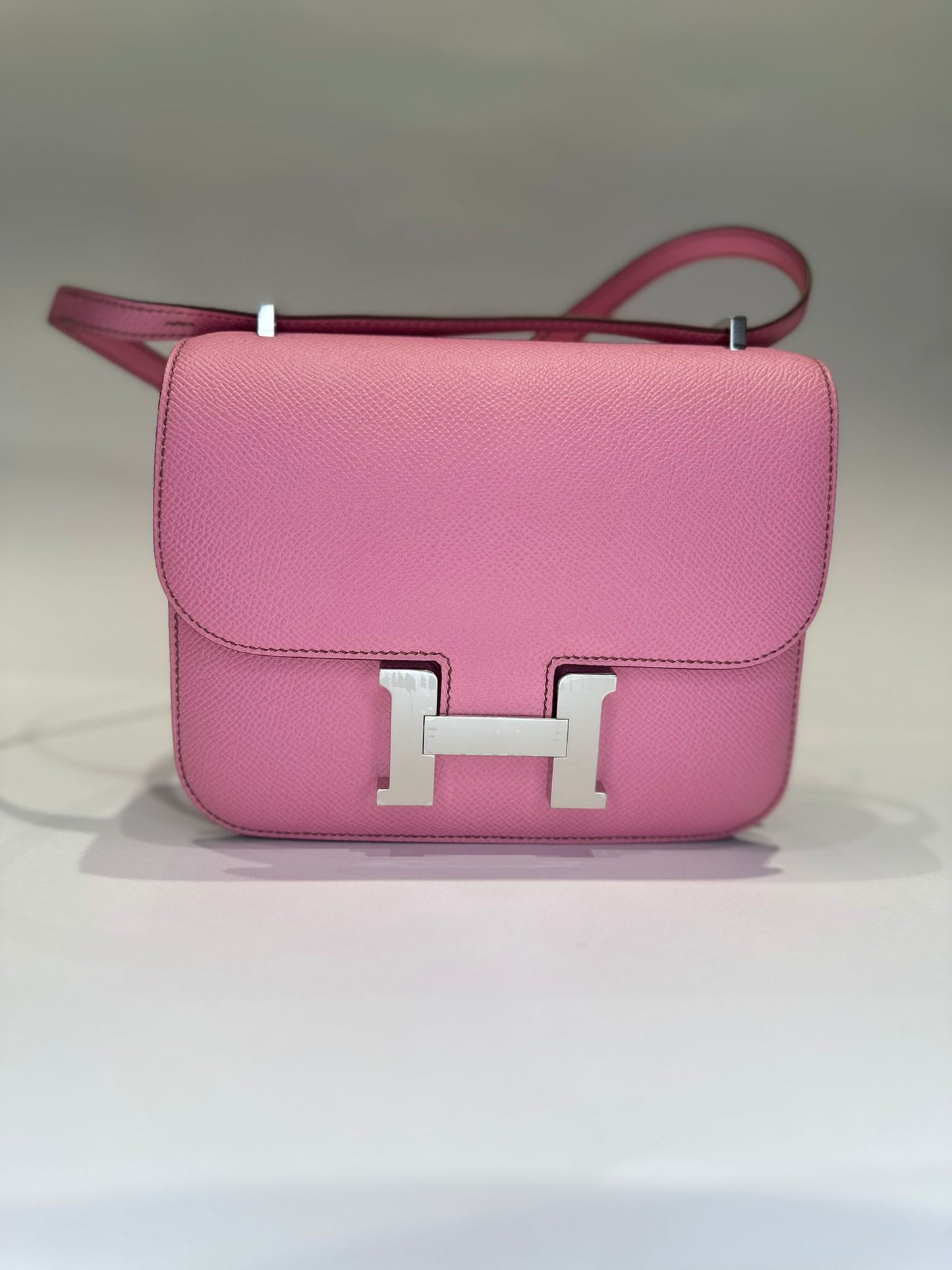 HERMES COSTANCE III MINI MIROIR EPSOM ROSA 2024