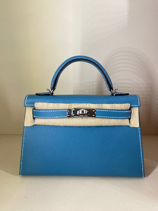 HERMES KELLY 20 EPSOM PETROLIO