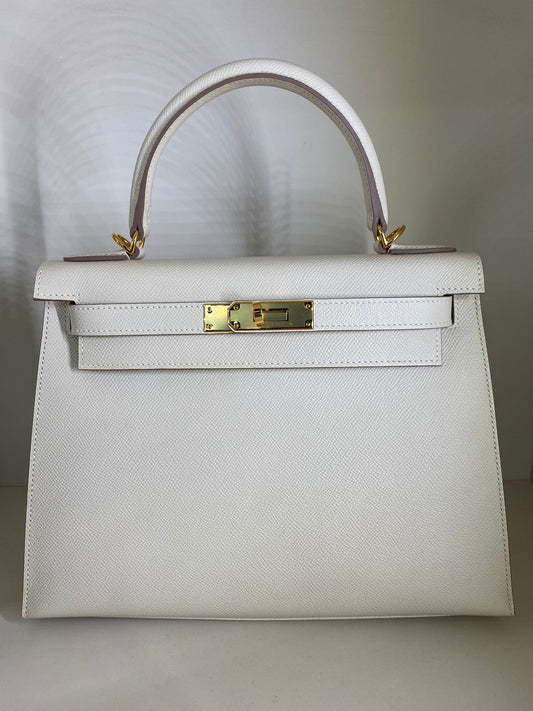 HERMES KELLY 28 BIANCA 2022