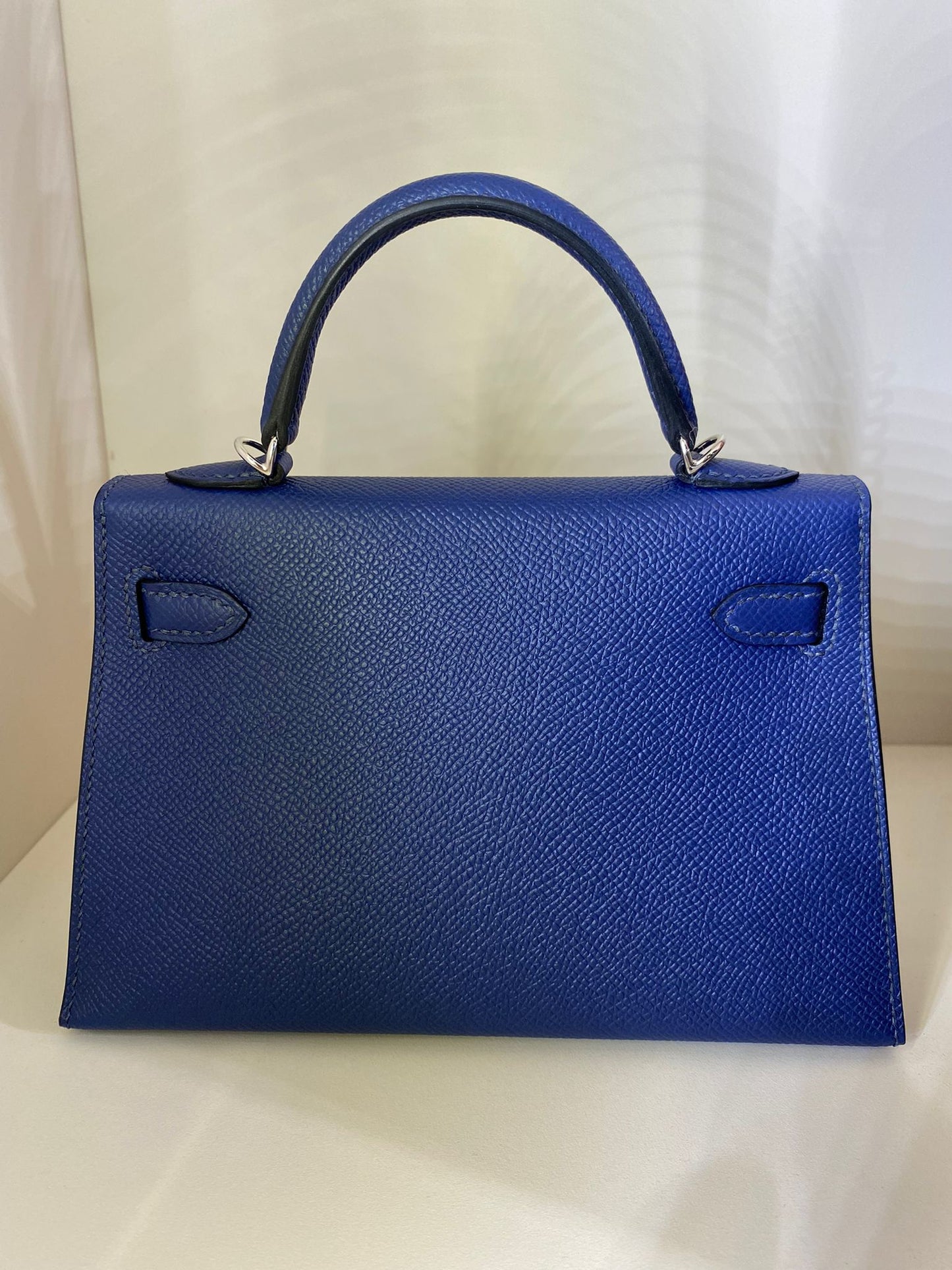 HERMES KELLY 20 EPSOM BLU ZAFFIRO