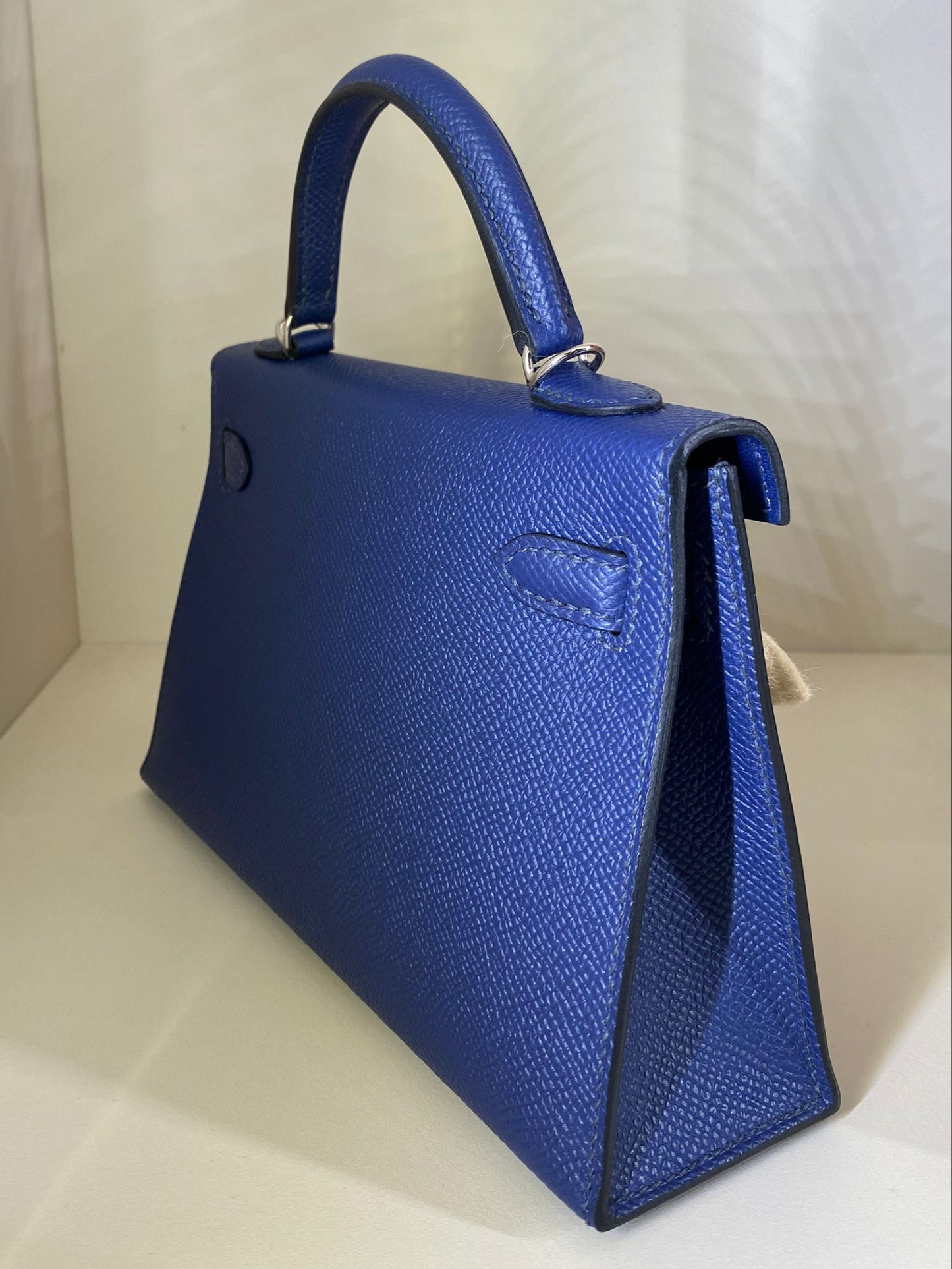 HERMES KELLY 20 EPSOM BLU ZAFFIRO