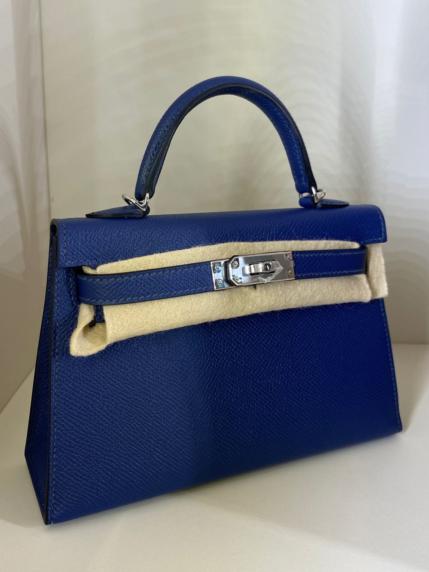 HERMES KELLY 20 EPSOM BLU ZAFFIRO