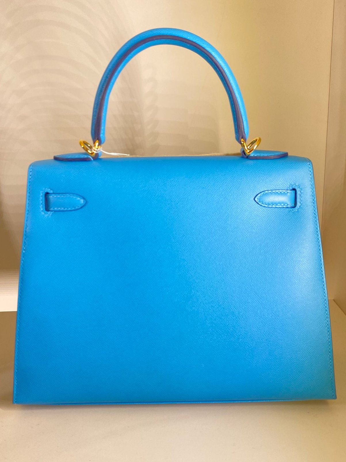 HERMES KELLY II 25 SELLIER AZZURRO 2024