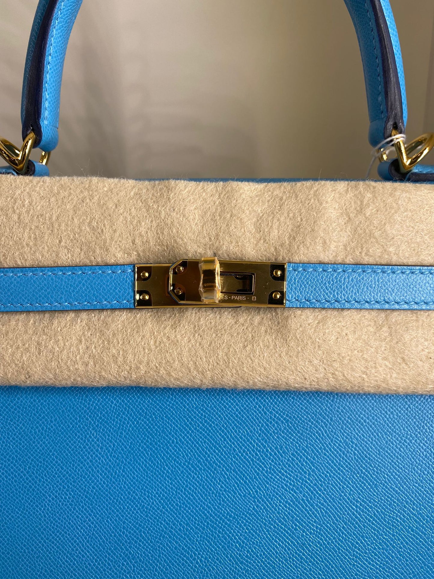 HERMES KELLY II 25 SELLIER AZZURRO 2024