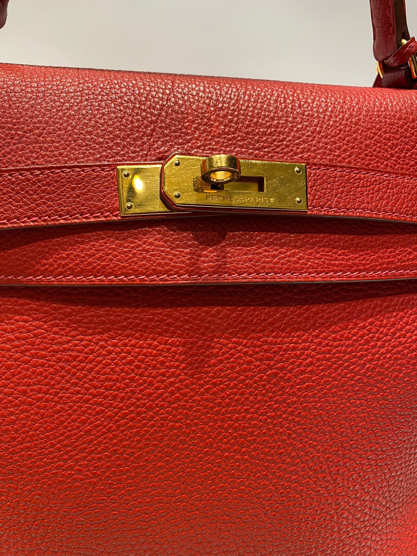 HERMES KELLY 32 col. ROSSO usata