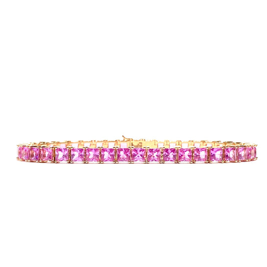 Bracciale Tennis Zaffiri Rosa Ct 13.15