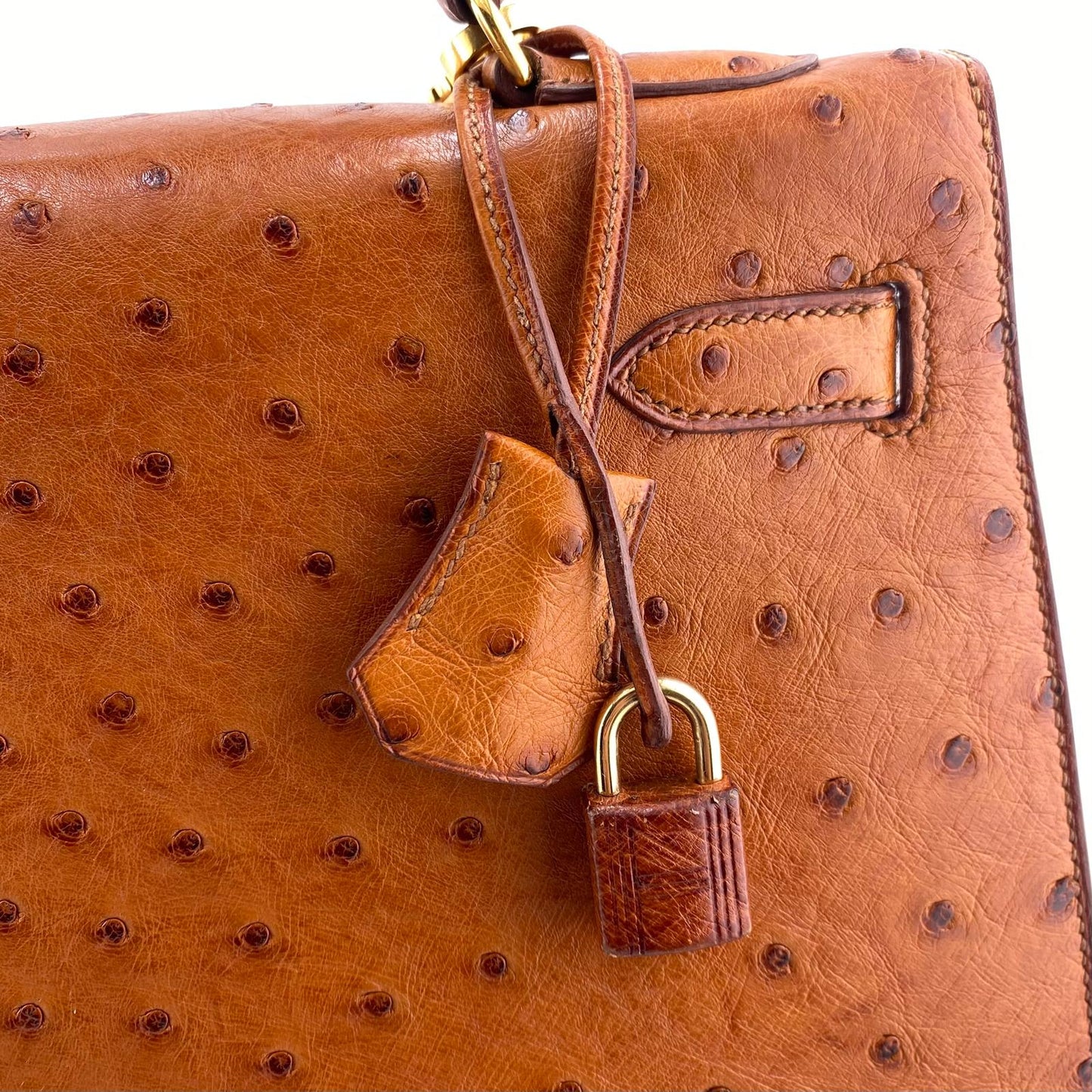 HERMES KELLY 32 struzzo