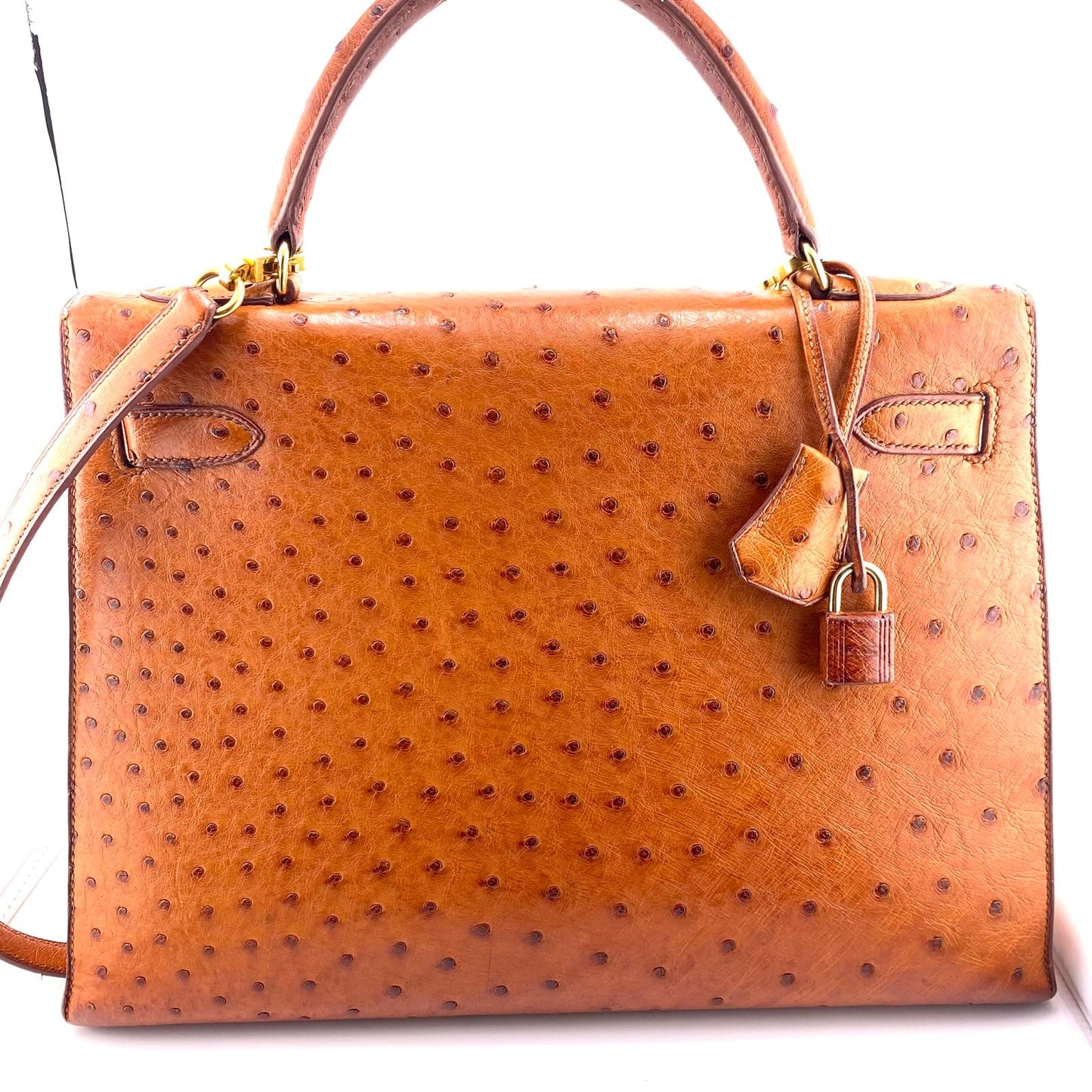 HERMES KELLY 32 struzzo