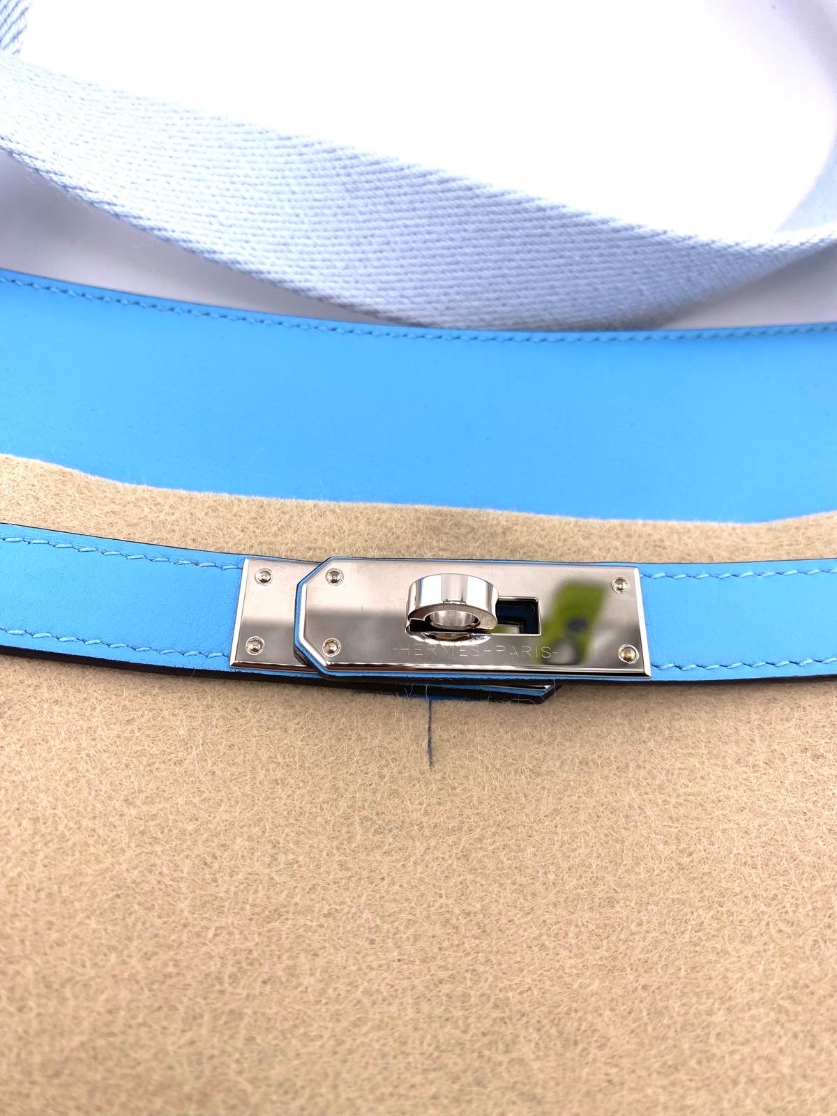 HERMES JYPSIERE MINI col. azzurro