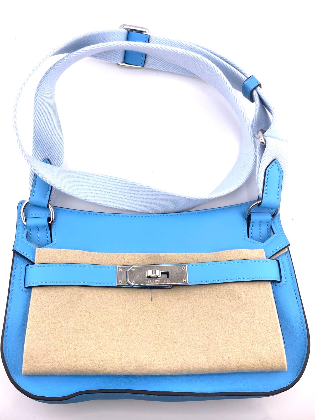 HERMES JYPSIERE MINI col. azzurro