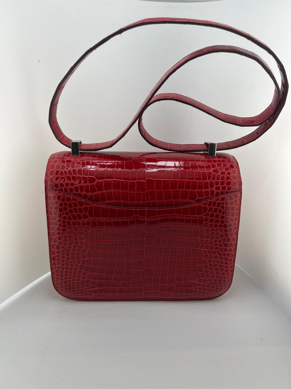 HERMES CONSTANCE 24 COCCO ROSSA