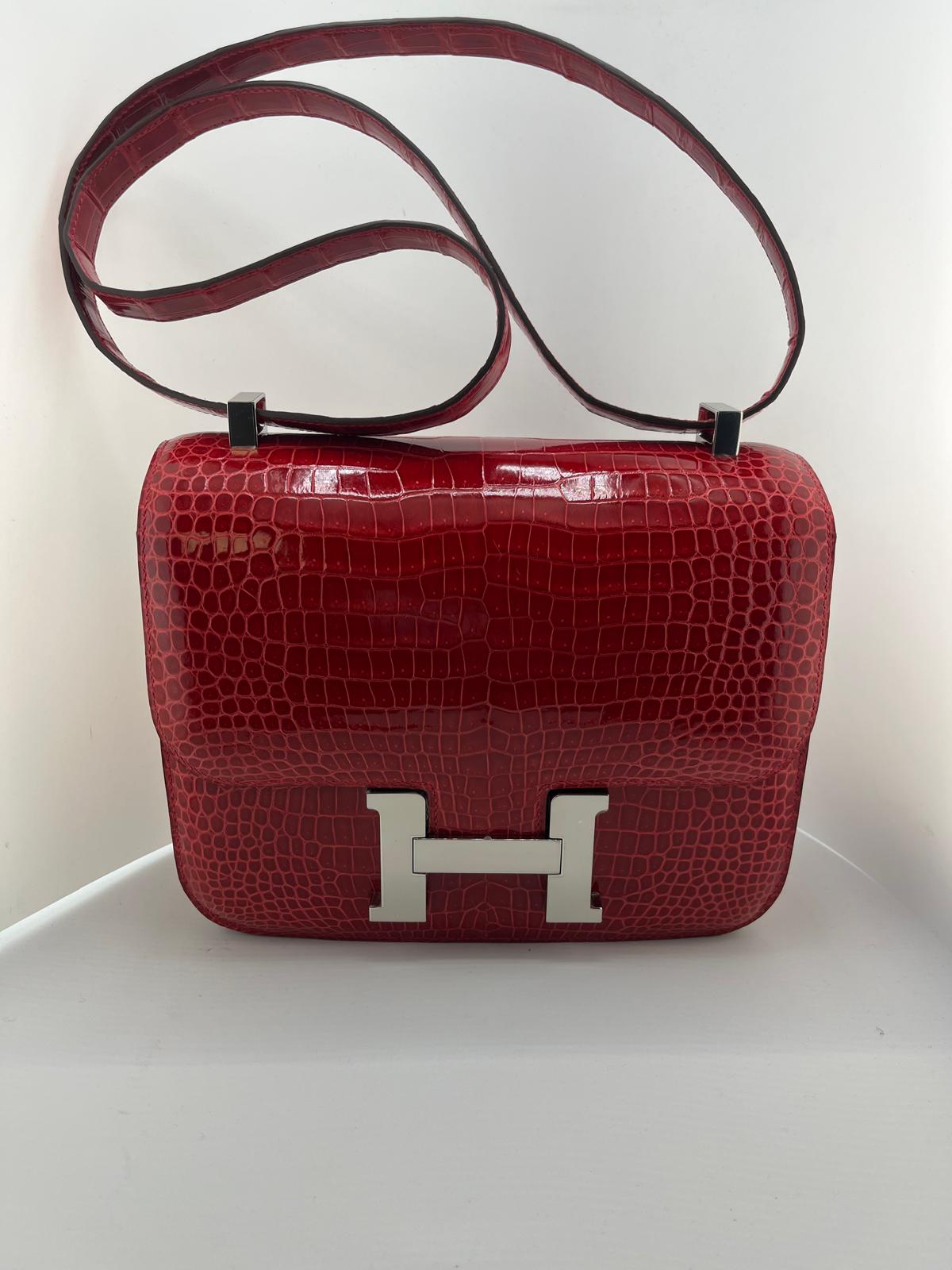 HERMES CONSTANCE 24 COCCO ROSSA