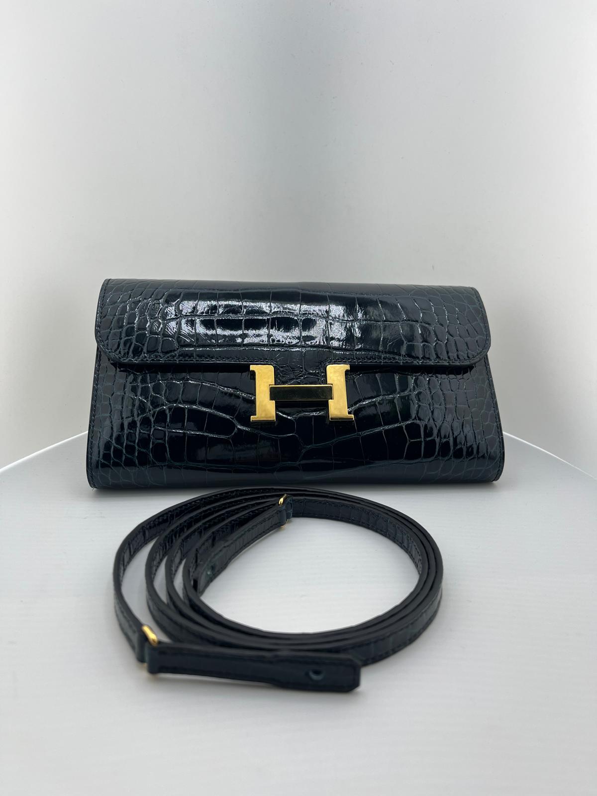 PORTAFOGLIO CONSTANCE POCHETTE VERDE SCURO