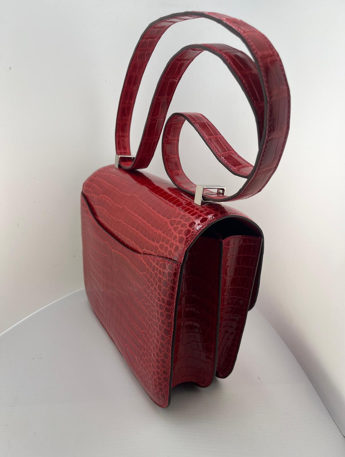 HERMES CONSTANCE 24 COCCO ROSSA