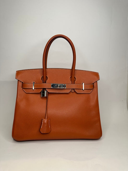 HERMES BIRKIN 30 ORANGE usata