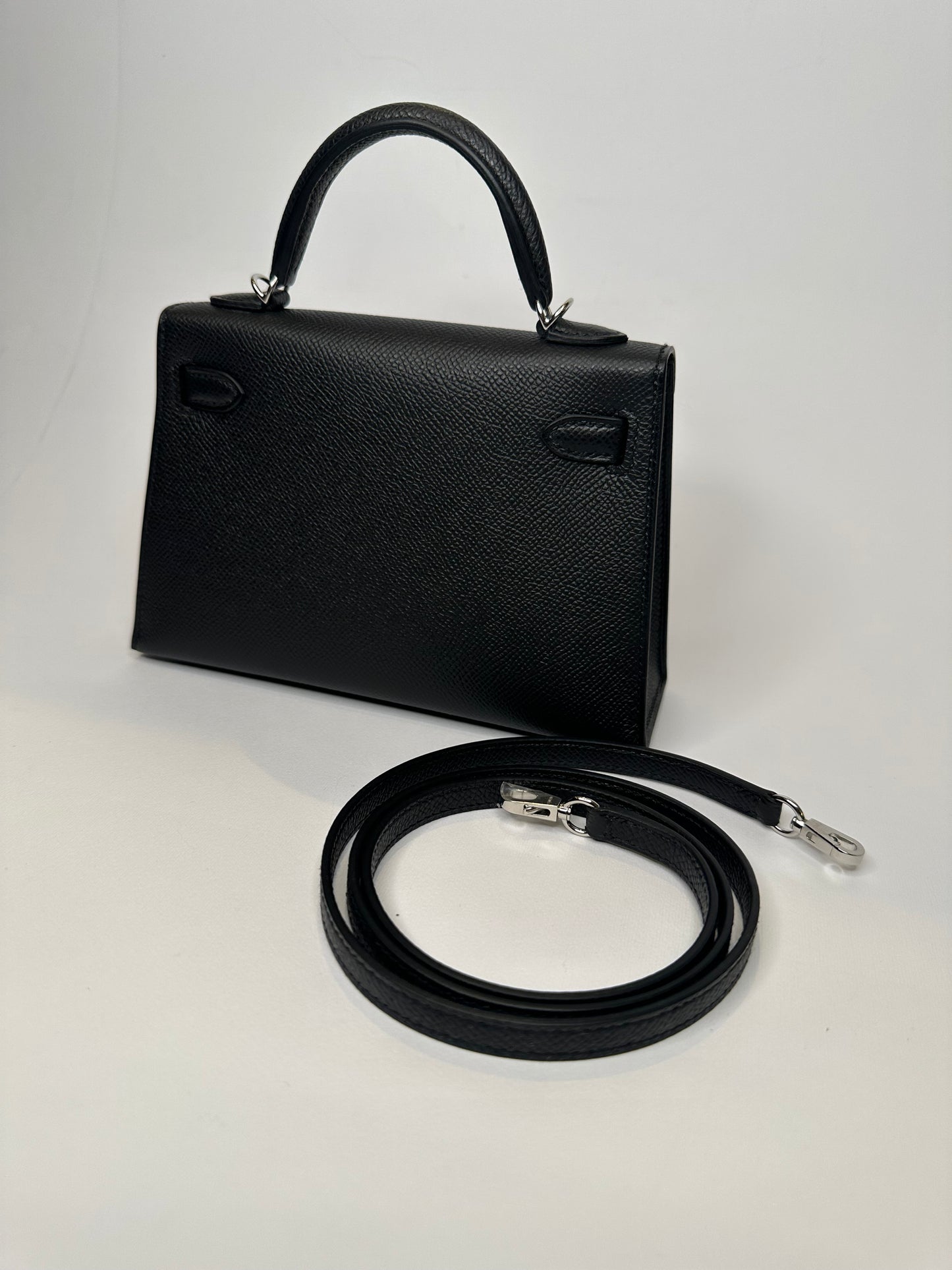 HERMES KELLY 20 EPSOM NERO