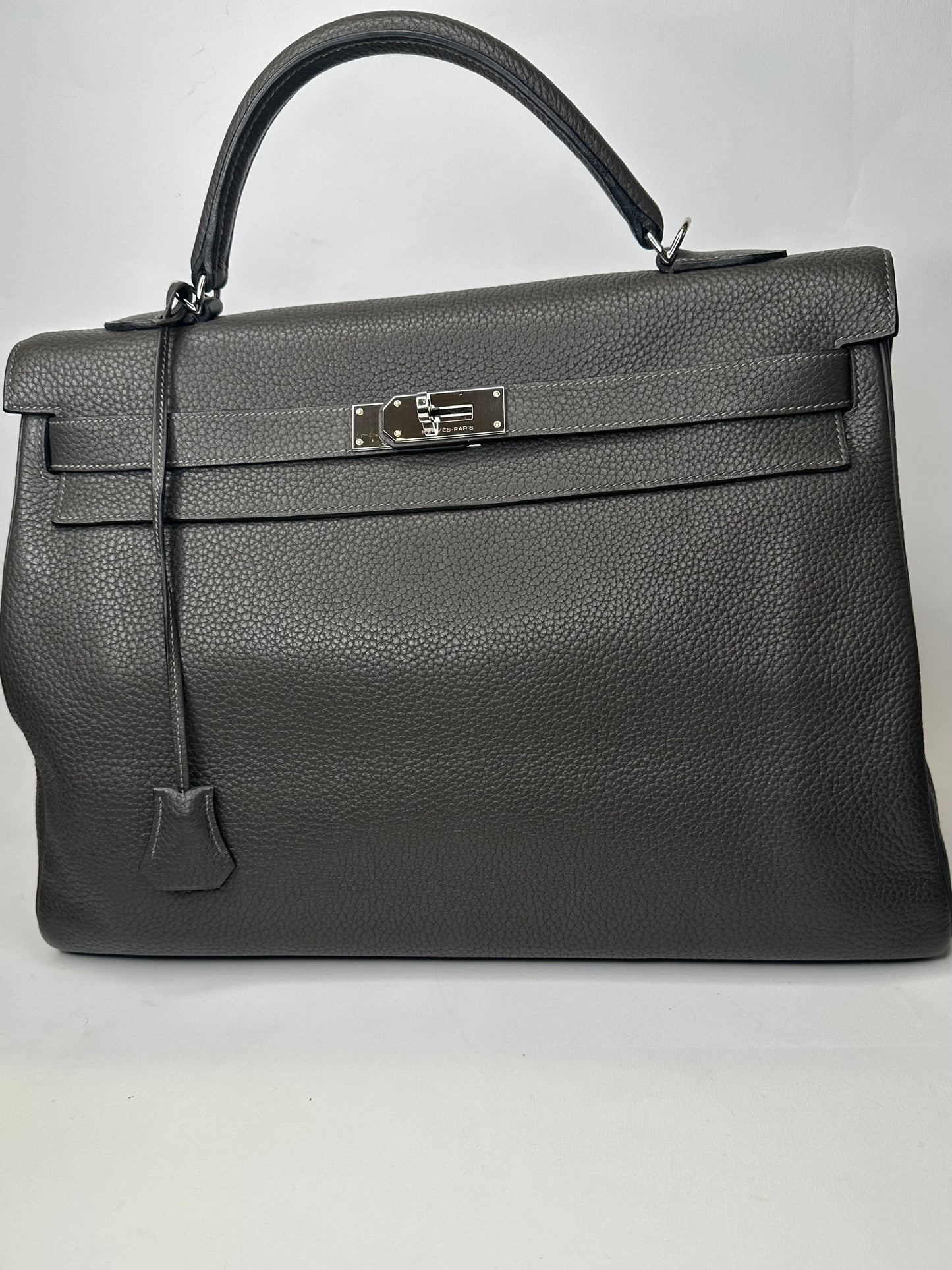 HERMES KELLY 40 TOGO GRIGIO SCURO usata