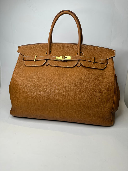 HERMES BIRKIN 40 TOGO GOLD usata