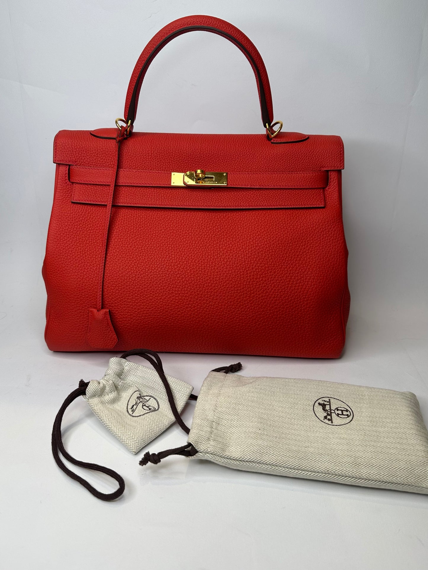 HERMES KELLY 35 GERANIO usata