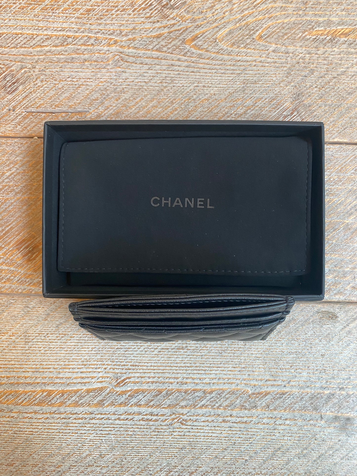 Chanel portacarte nero 2023