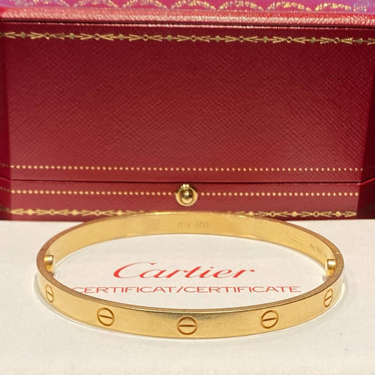 Bracciale LOVE firmato Cartier 21 - Modello Medio