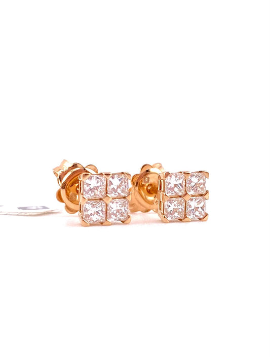 Orecchini Risivi&Co Oro Rosa