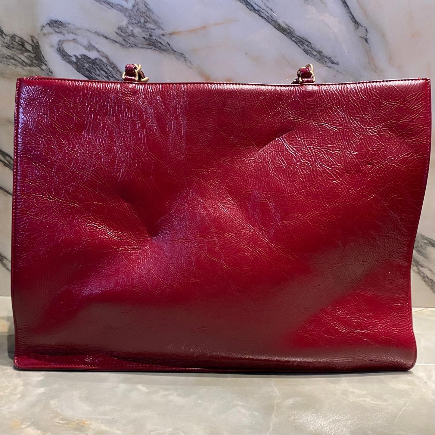 Chanel Shopping bordeaux