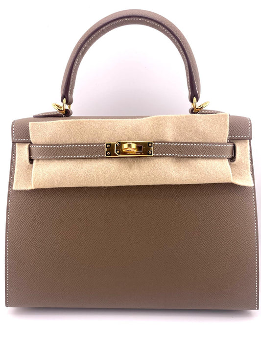 HERMES KELLY 25 col. ETOUPE 2025