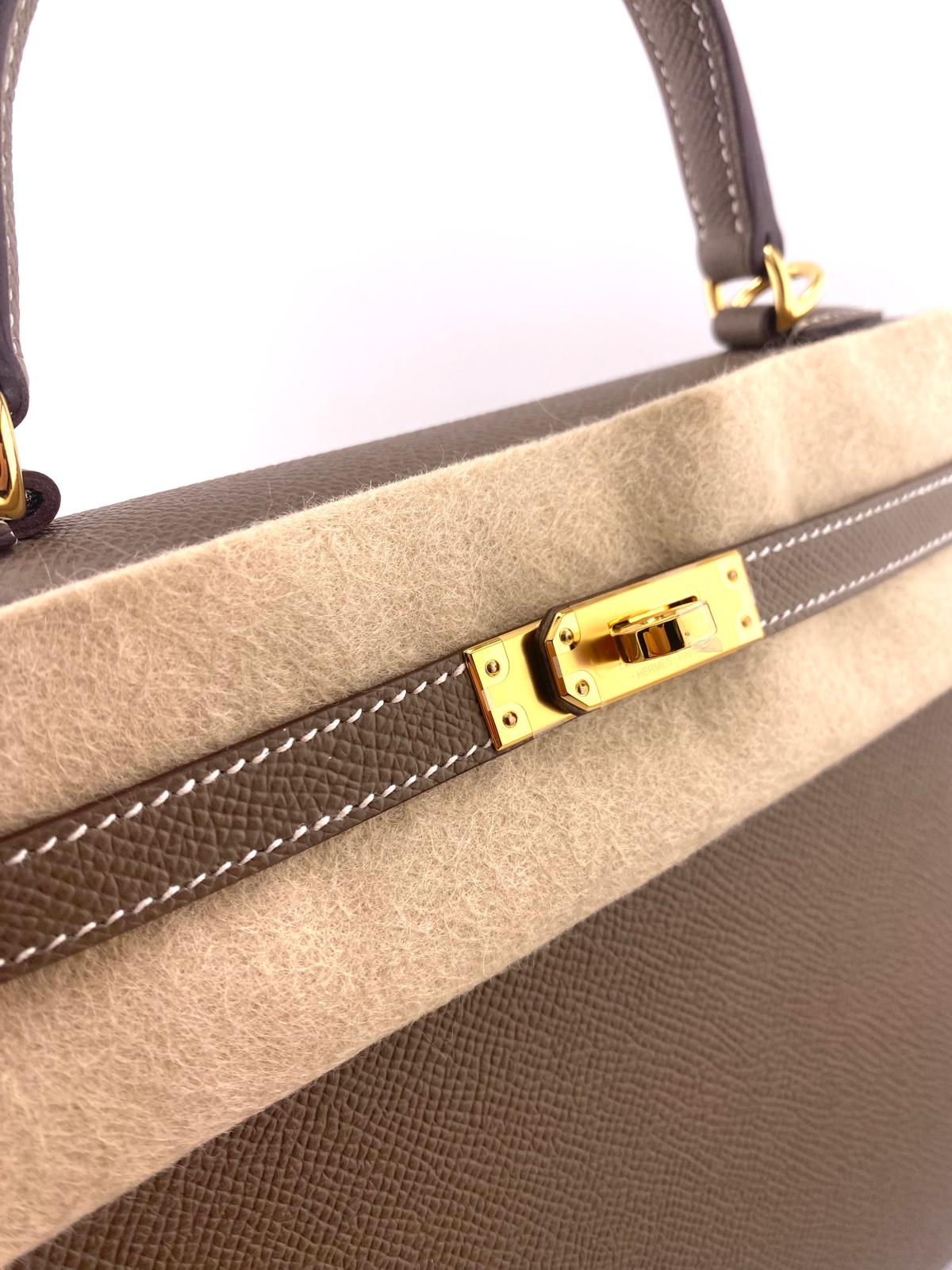 HERMES KELLY 25 col. ETOUPE 2025