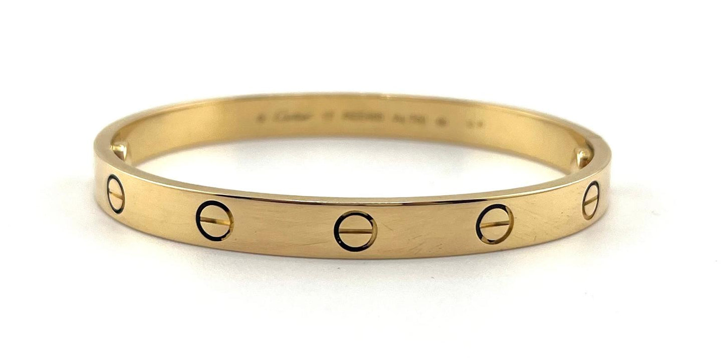 BRACCIALE CARTIER LOVE MISURA 17