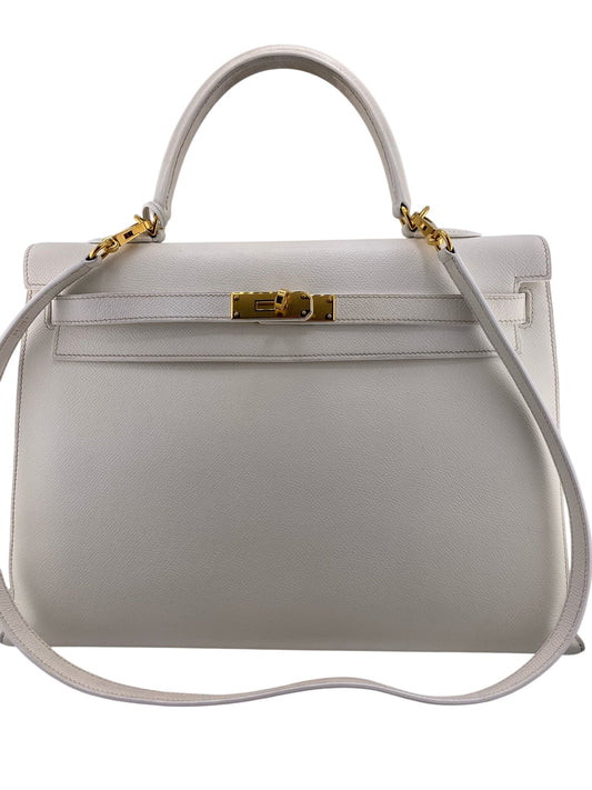 HERMES KELLY 35 col. BIANCO usata