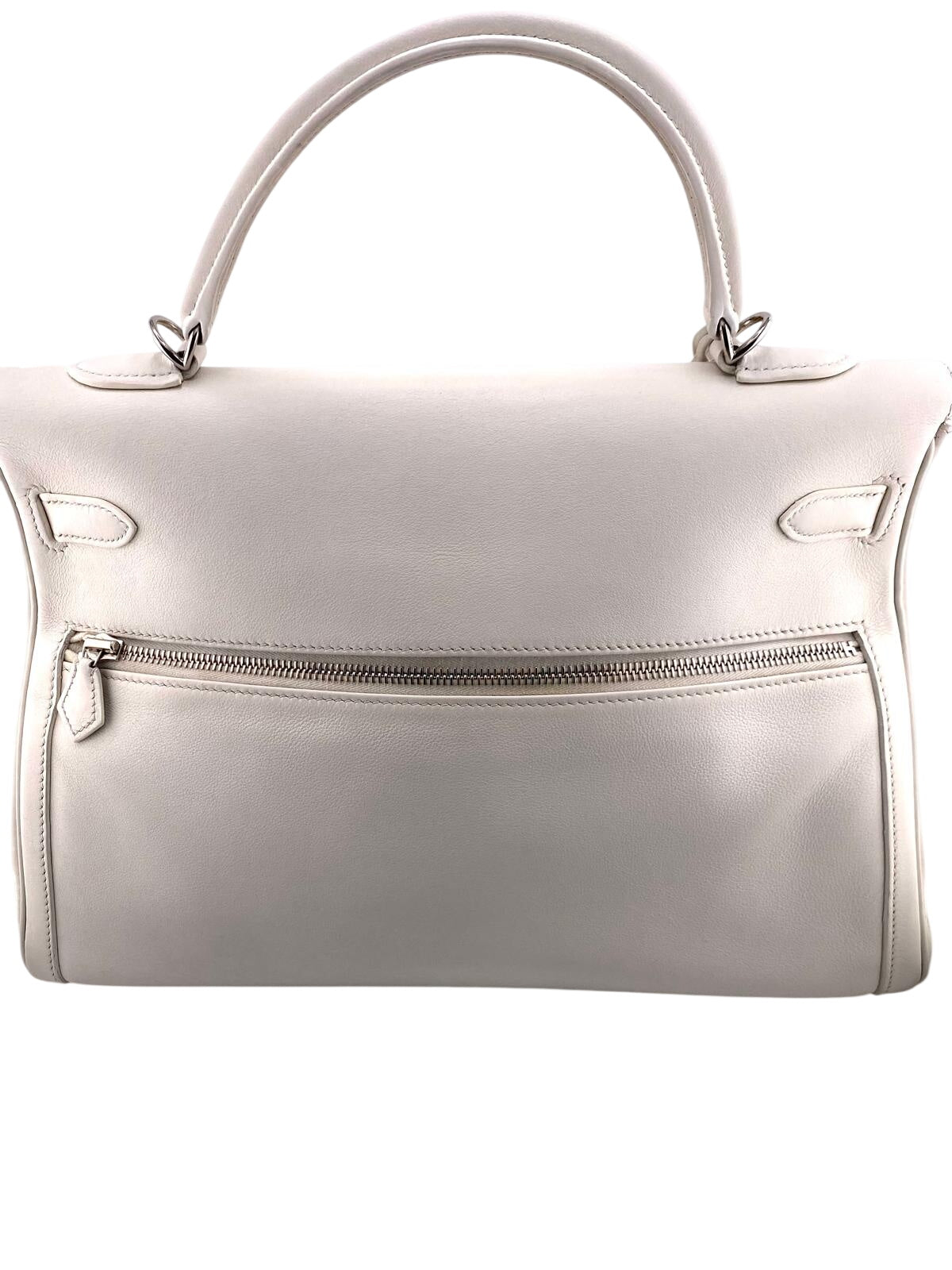 HERMES KELLY LAKIS 35 col. BIANCO usata