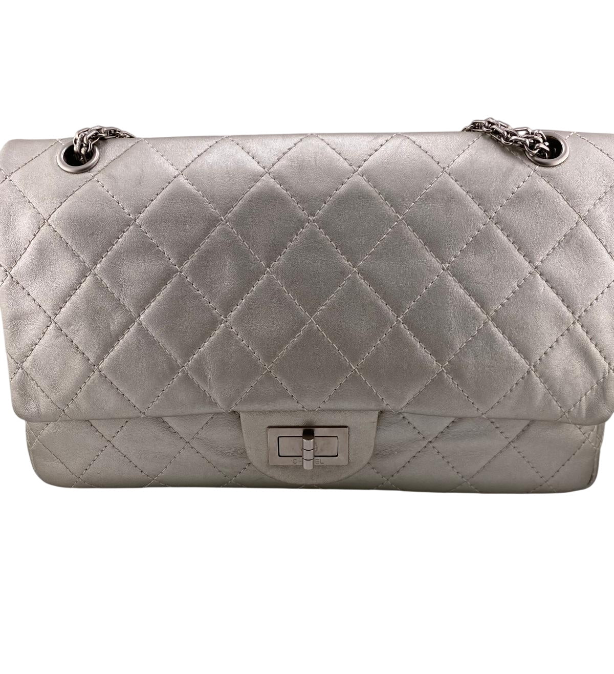 CHANEL 2.55  col. ARGENTO usata