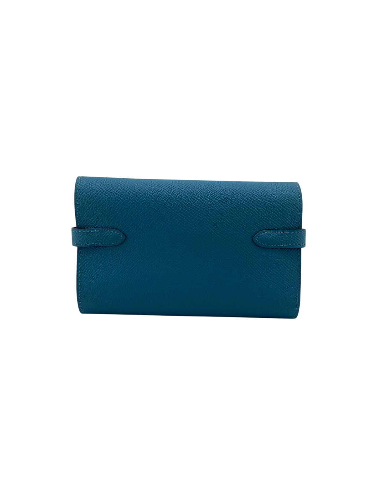 PORTAFOGLIO POCHETTE KELLY SPECIAL ORDER AZZURRO/ROSSO