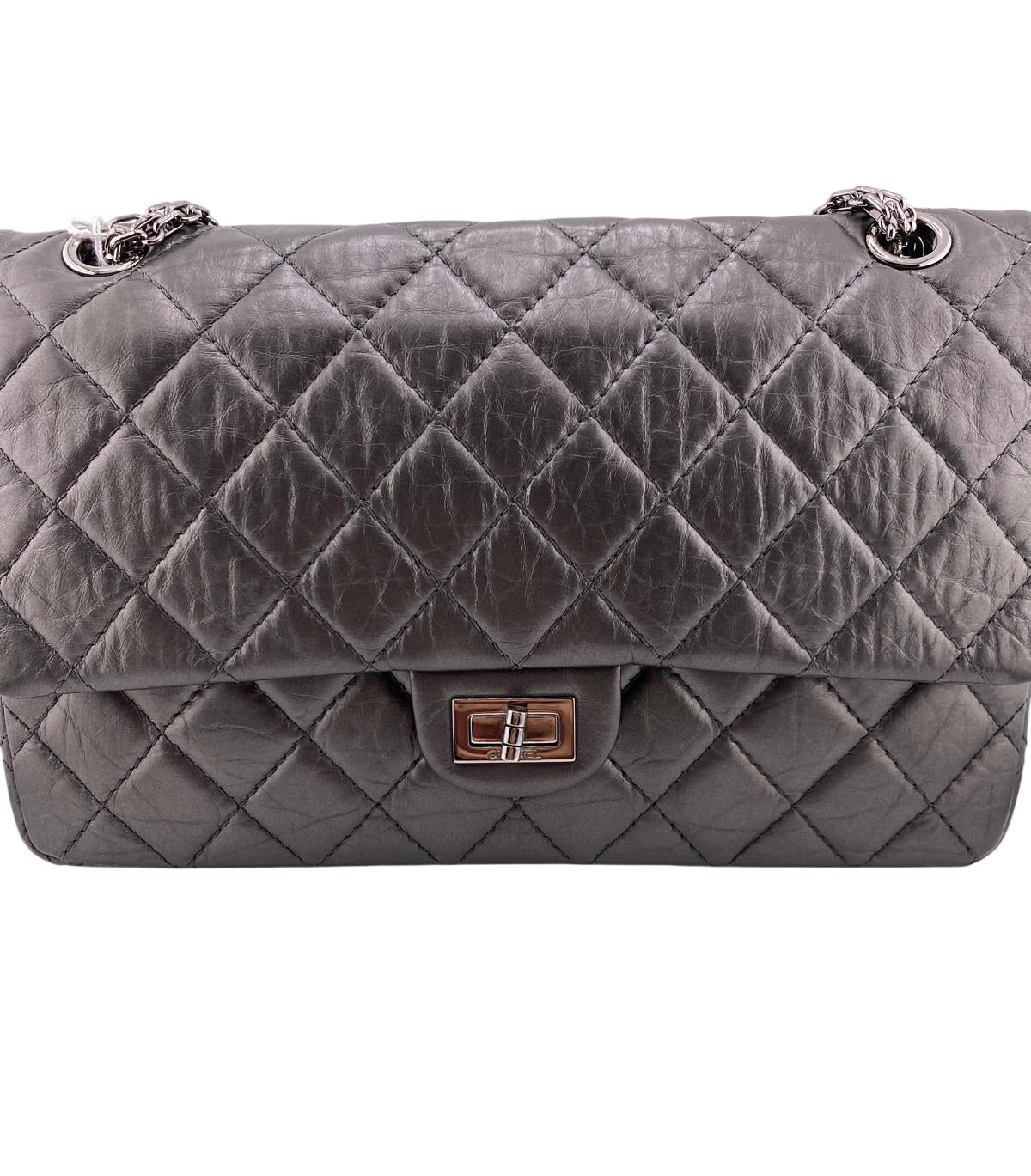 CHANEL 2.55 col. ANTRACITE usata